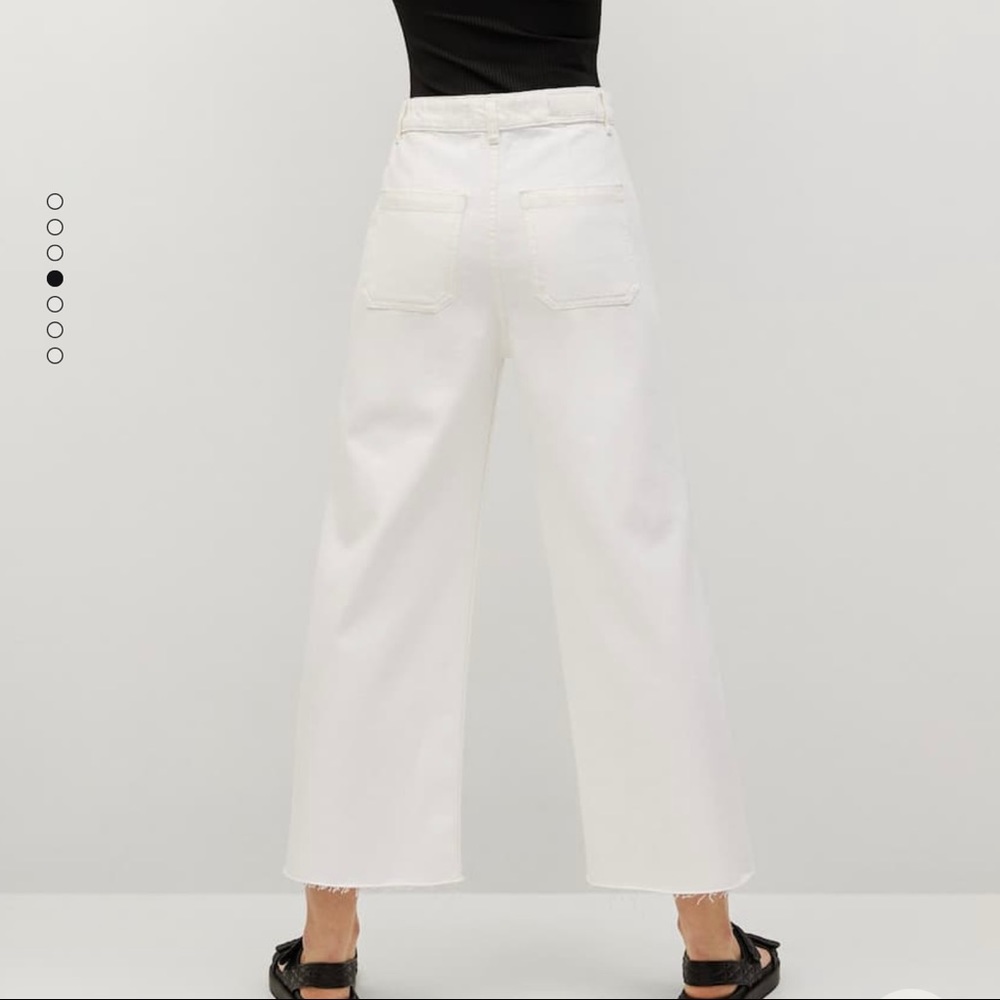 NWT Mango jeans culotte high waist size US 4